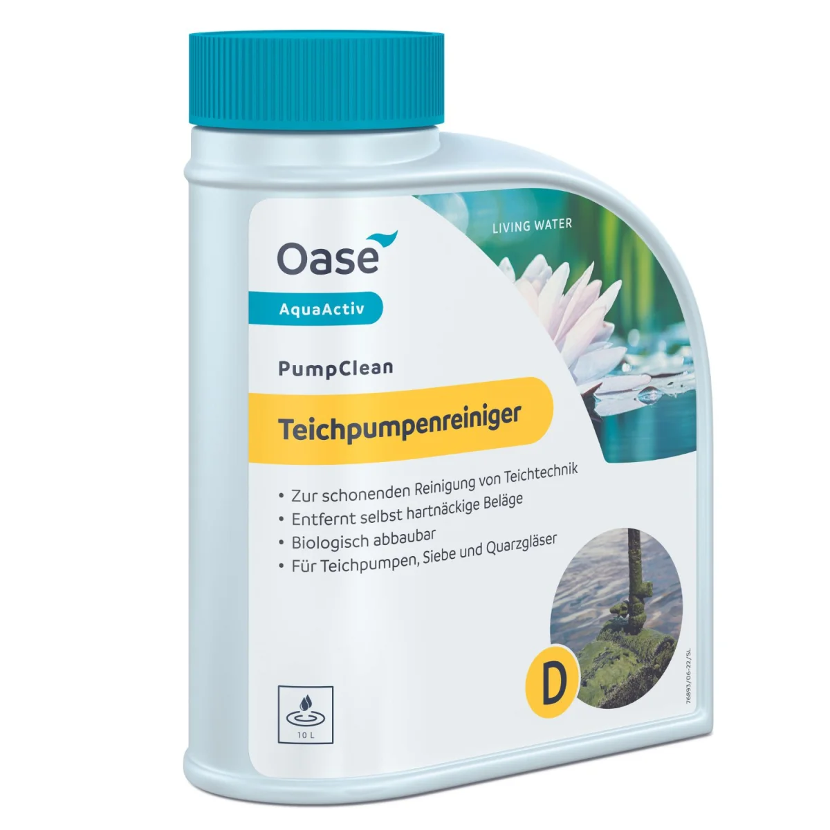 Oase AquaActiv PumpClean 500 ml  befreit effektiv  Kalk von Pumpen 