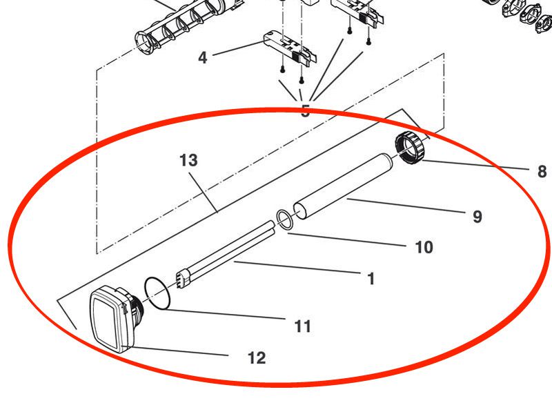 Oase Ersatz UVC Kompletteinheit Bitron C 72 - B72C