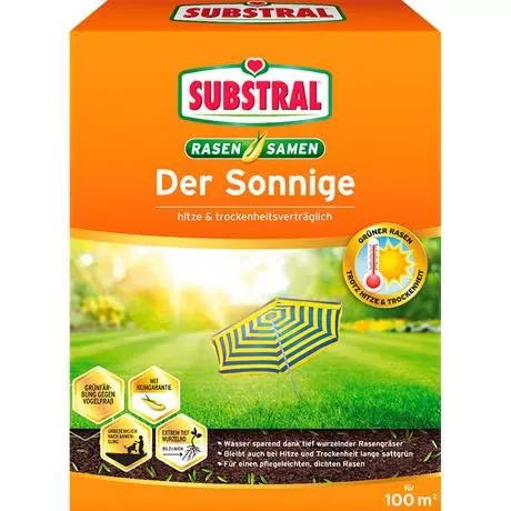 SUBSTRAL® Der Sonnige 100 m² Rasensaat