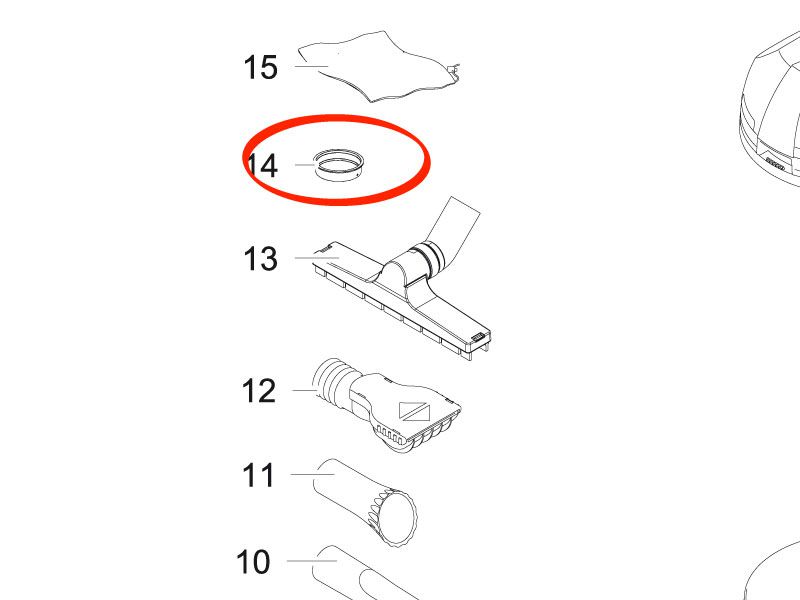 Ersatz Verschlussstopfen PondoVac Cl.