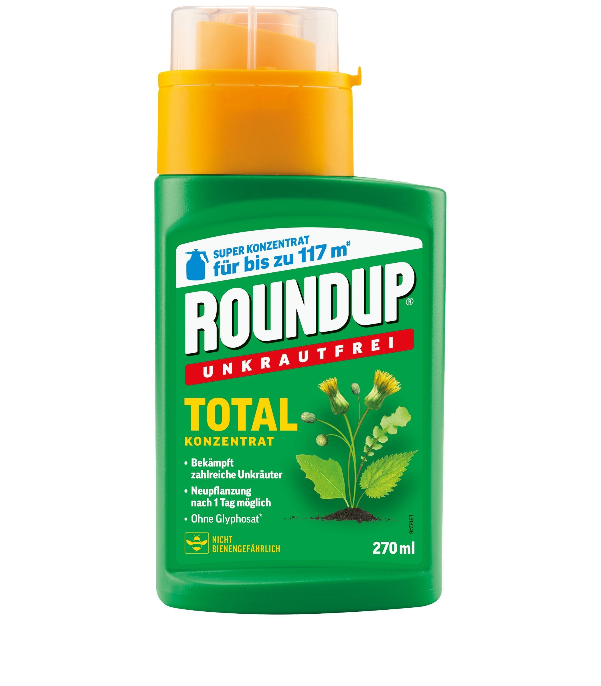 Roundup® Unkrautfrei Total Konzentrat für 117 m² Fläche