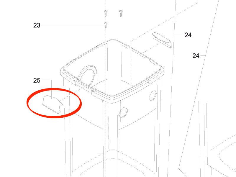 Oase Rasthaken Innendeckel FiltoMatic