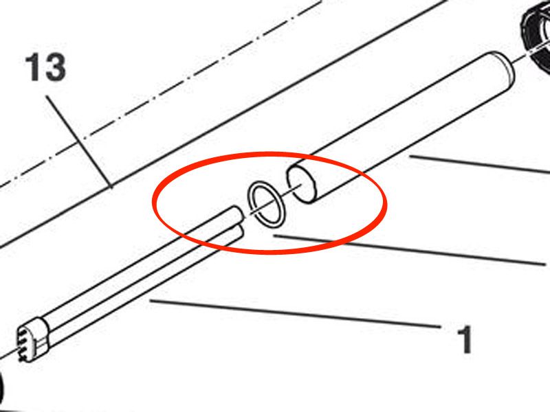 Oase O-Ring Viton 65 x 6 SH50 A für Bitron C 72 / 110 - B72C / B110C