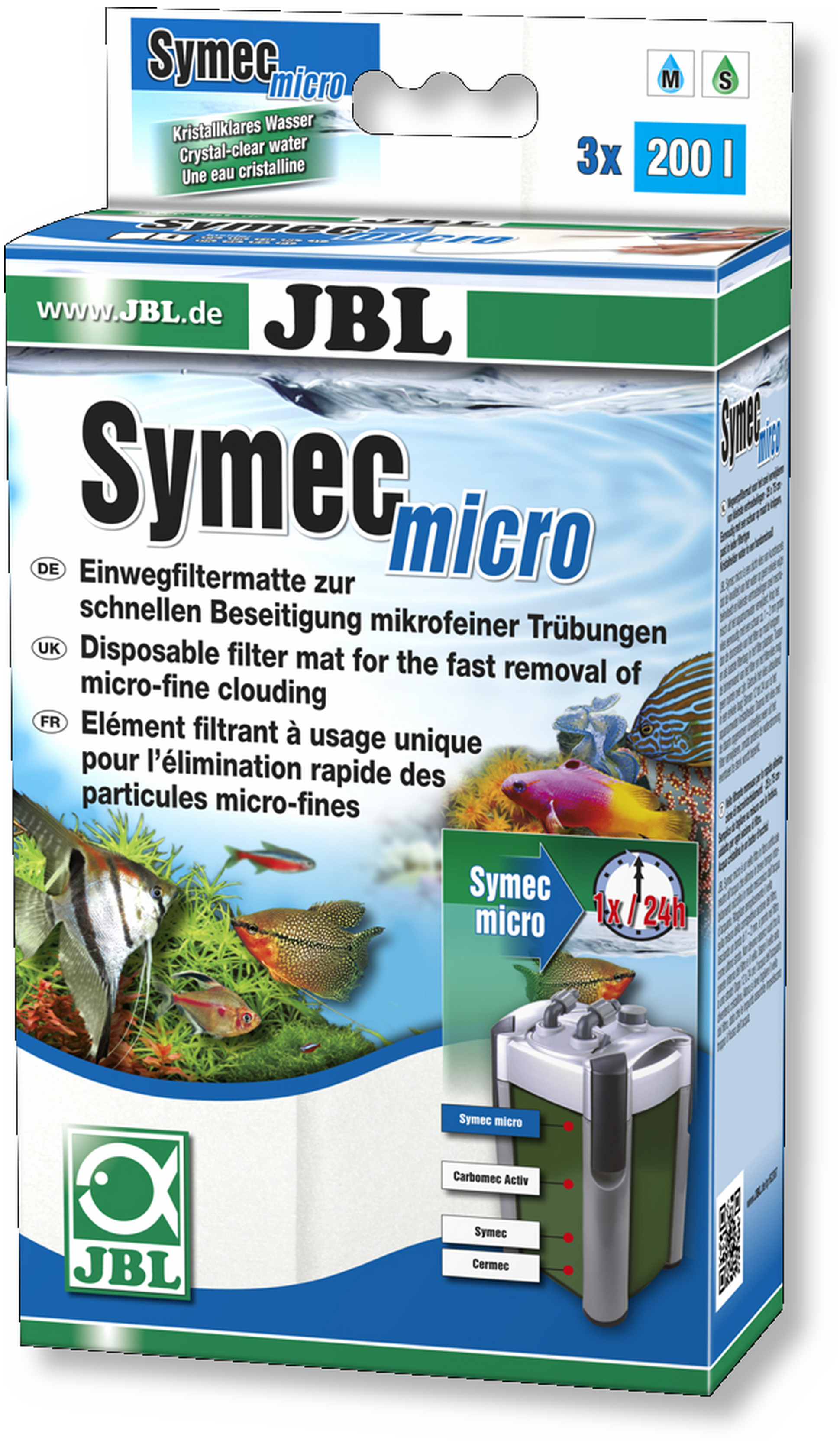 JBL Symec micro Filtervlies