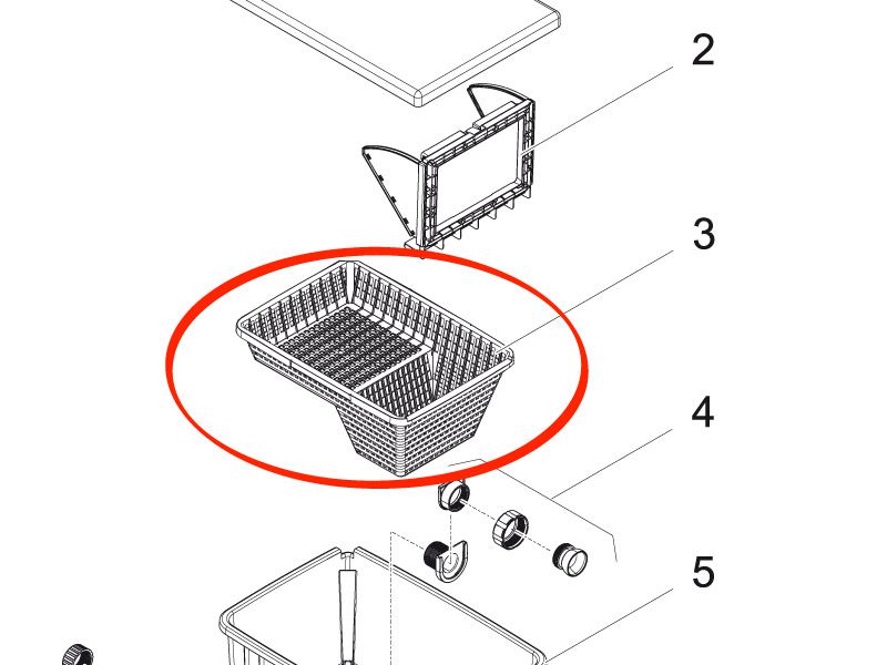 Oase Schmutzkorb BioSys Skimmer 2 Zoll