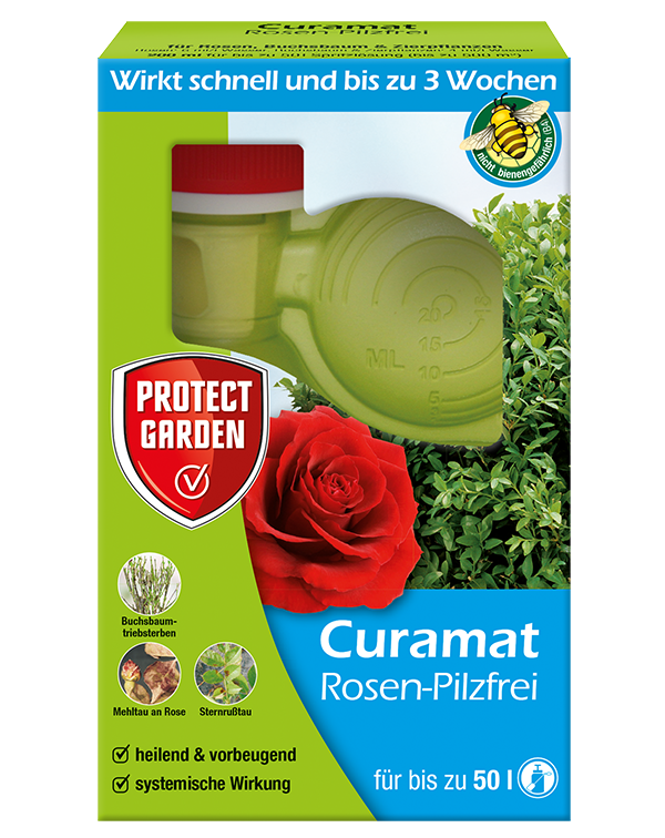 Protect Garden Curamat Rosen-Pilzfrei  intensives Blattgrün sowie kompakten Wuchs  