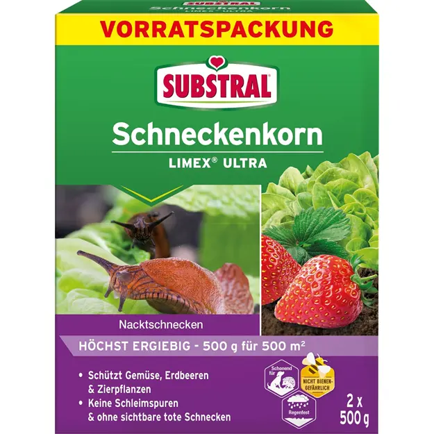 SUBSTRAL® Schneckenkorn Limex Ultra 2 x  500 g Neu  