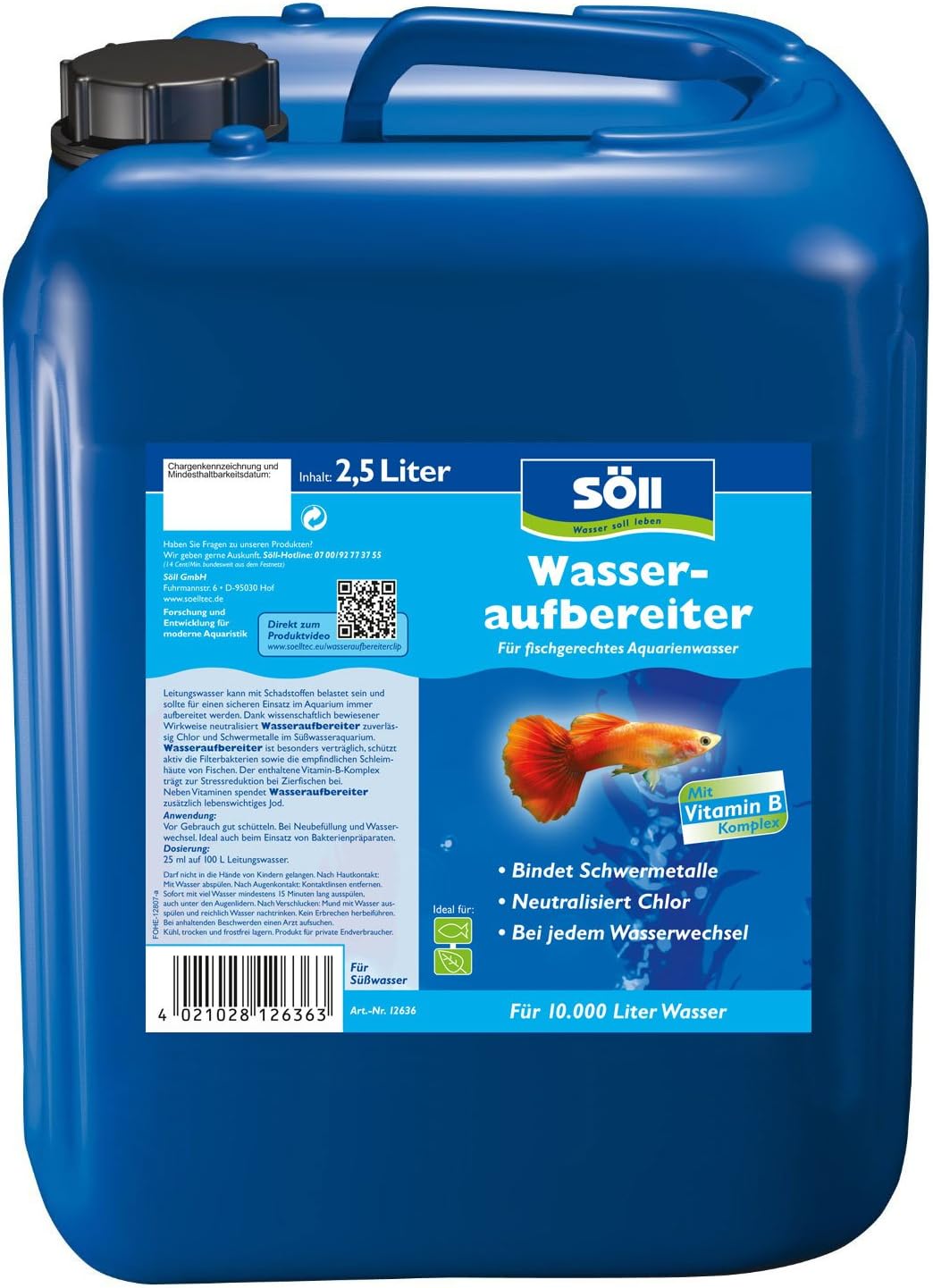 Söll Wasseraufbereiter Aqua 2,5 L