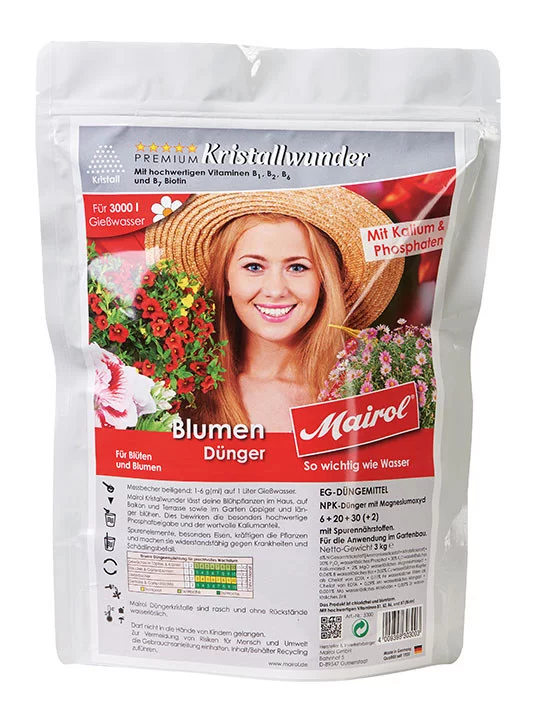 Mairol Blumendünger Kristallwunder Kristall 3000g