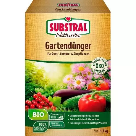 SUBSTRAL® Naturen® Gartendünger Bio Obst und Gemüse Zierpflanzen 