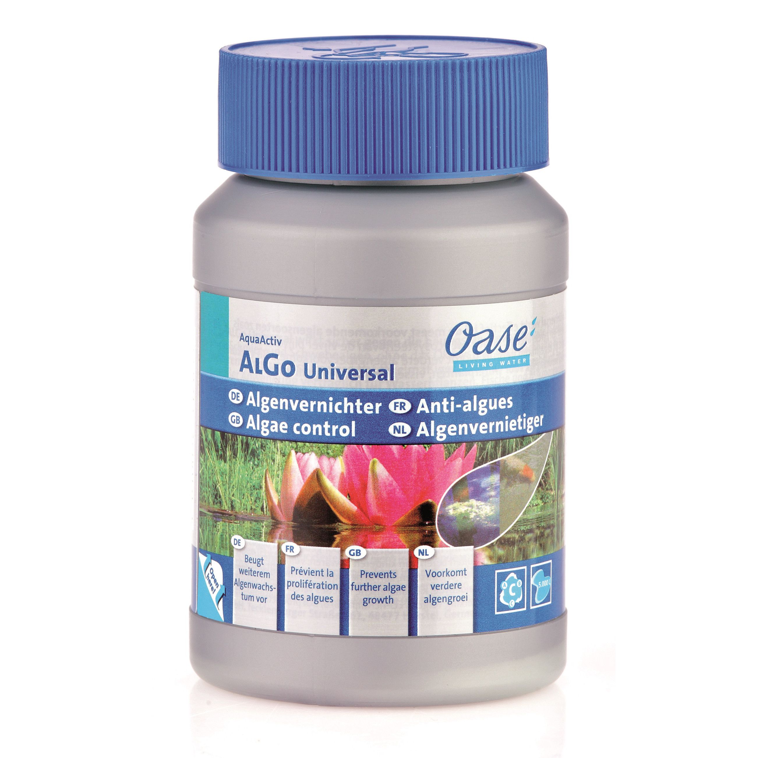 Oase AquaActiv AlGo Universal Algenvernichter 250 ml für 5000 L