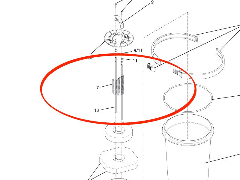 Reinigungsstange FiltoClear 11000