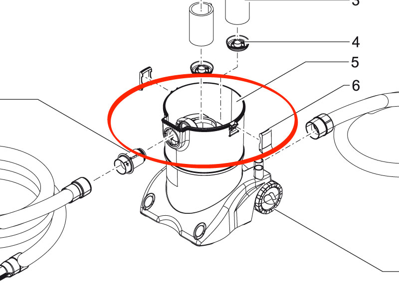 Ersatz Behälter kpl. PondoVac 3/4